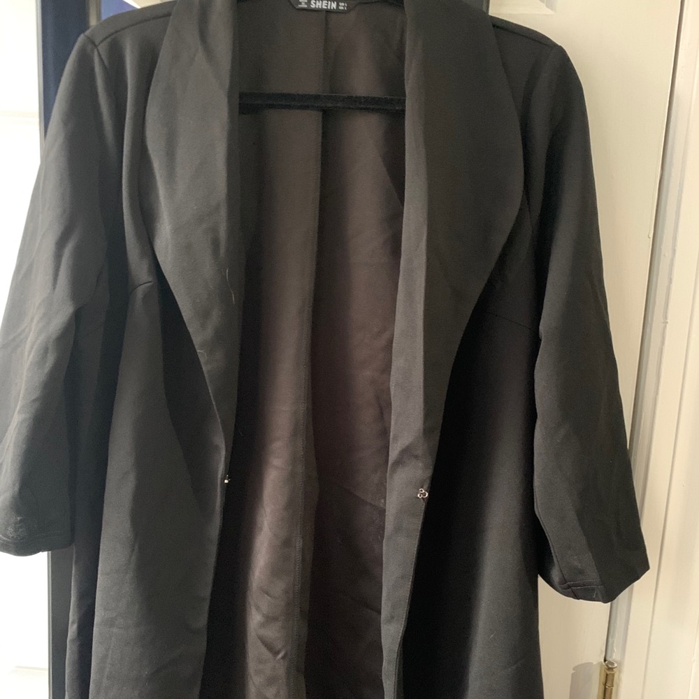 3/4 sleeve blazer